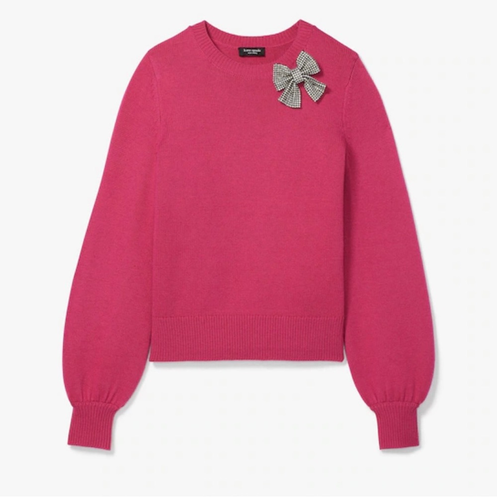 Kate Spade Embellished Bow Sweater